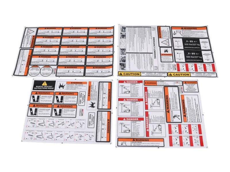 JLG Decalinstall Kit Security 177883Gb replacement part image