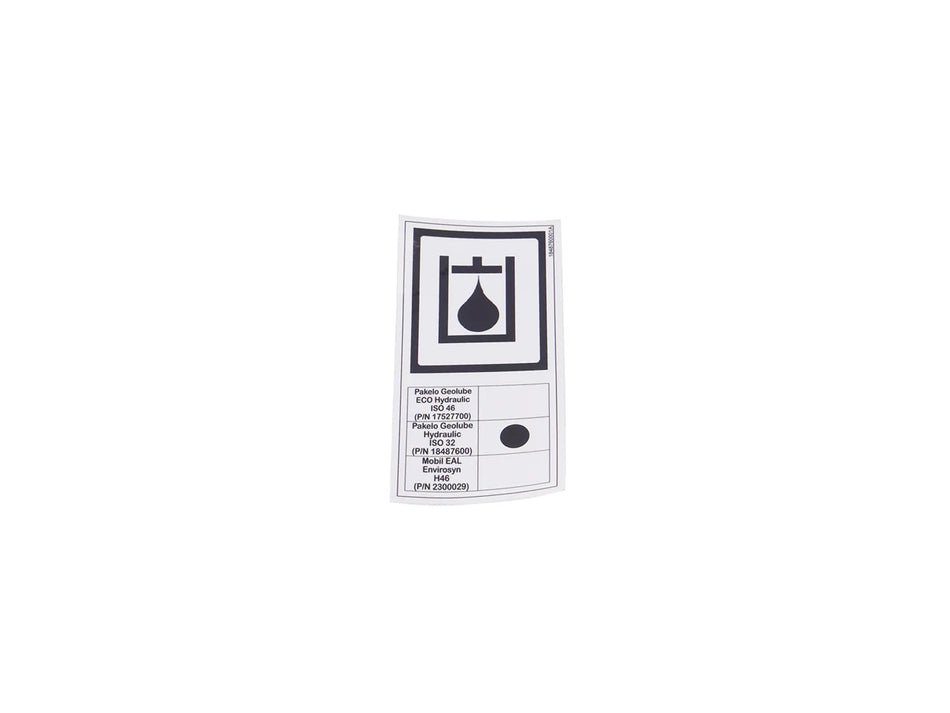 JLG Part # 1848760001 – Decal