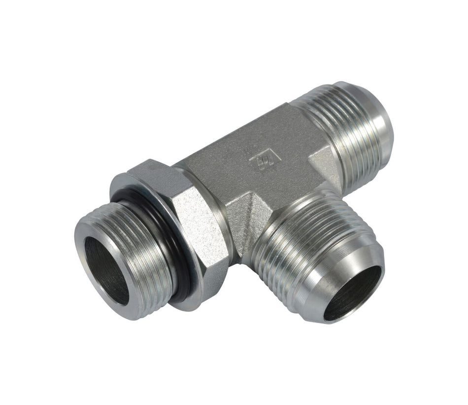 JLG Part # 2221026 -  Adpt,Tr Jic/Orb/Jic 16-16-16 F | Fits JLG 450A Series II / 450AJ Series II / 600AJ HC3