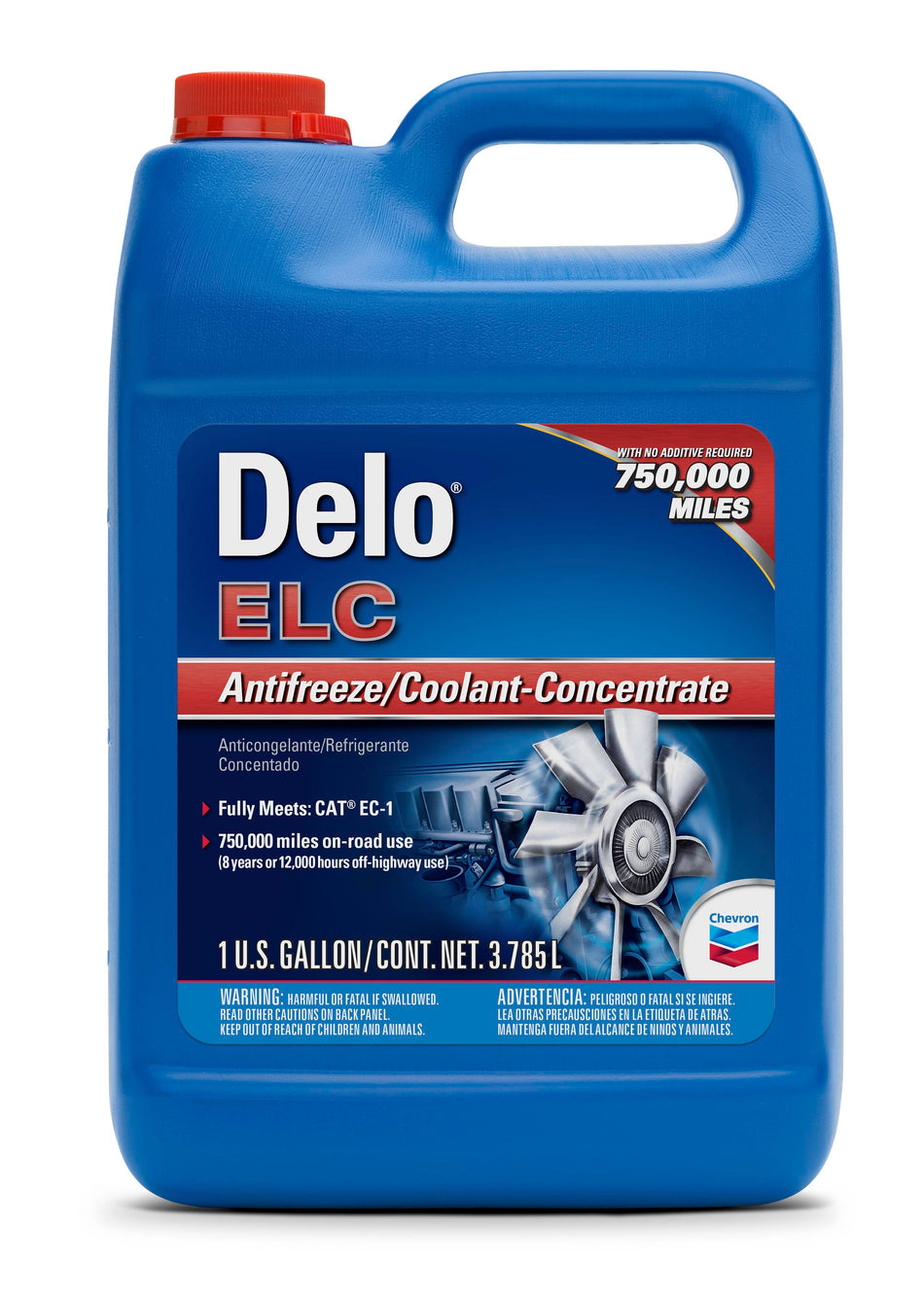 Genie 227808490CHVPK HEAVY DUTY COOLANT, CHV DELO ELC AF/C, ONE CASE OF SIX ONE GALLON JUGS