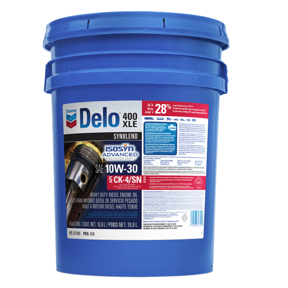 Genie 257000428CHVPK HEAVY DUTY MOTOR OIL, CHV DELO400XLESYNB10W30CK4, 5 GALLON PAIIL
