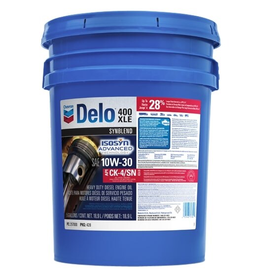Genie 257000428CHVPK HEAVY DUTY MOTOR OIL, CHV DELO400XLESYNB10W30CK4, 5 GALLON PAIIL