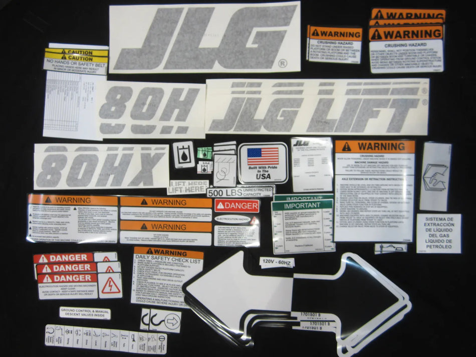 JLG Part # 2900677 – Decals
