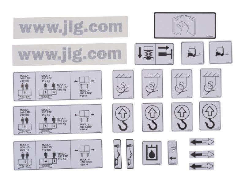 JLG Part # 2902070 -  Decal Pictogram