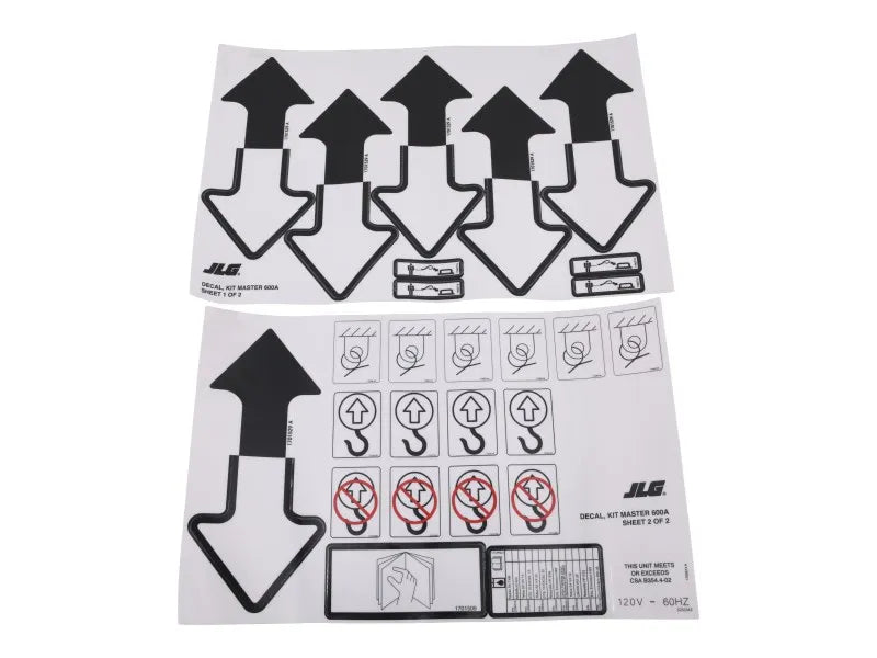 JLG Kitdecal Master 2902303S replacement part image
