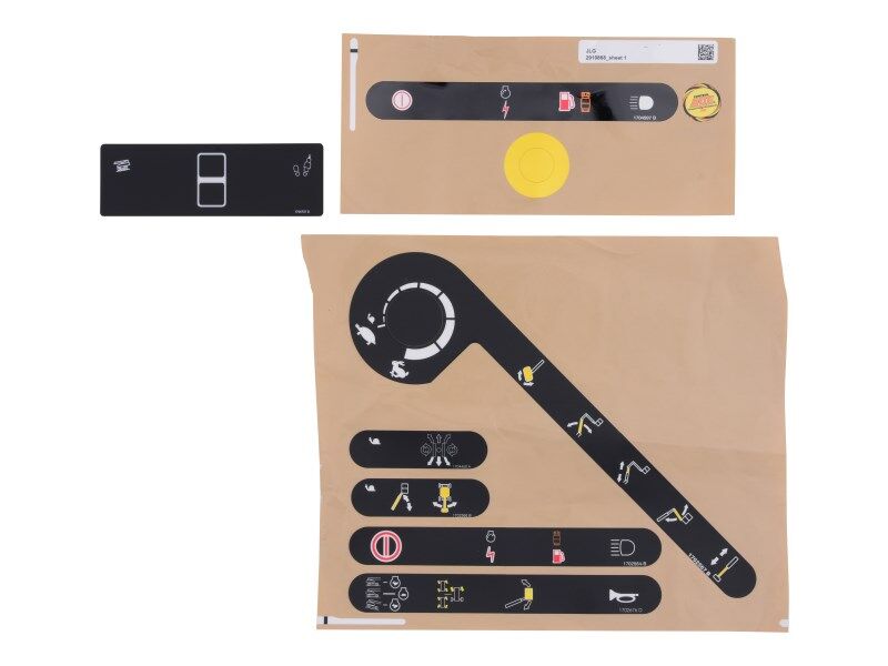 JLG Part # 2910868 -  Platform Console Decal