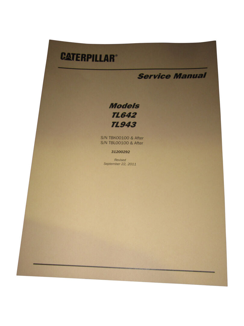 JLG Part # 31200292 -  Service Manual