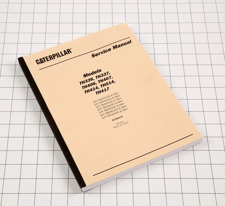 JLG Part # 31200370 -  Service Manual
