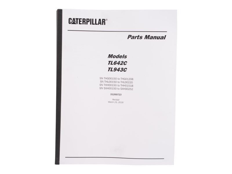 JLG Part # 31200723 -  Parts Manual