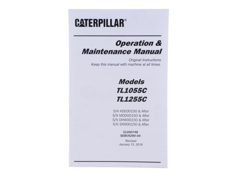 JLG Part # 31200748 -  Op & M Manual