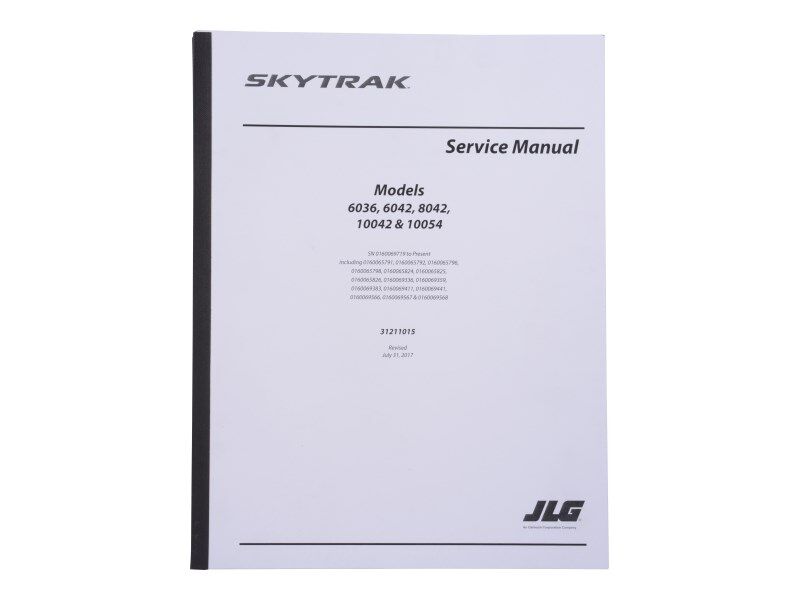 JLG Part # 31211015 -  Serv Mnl