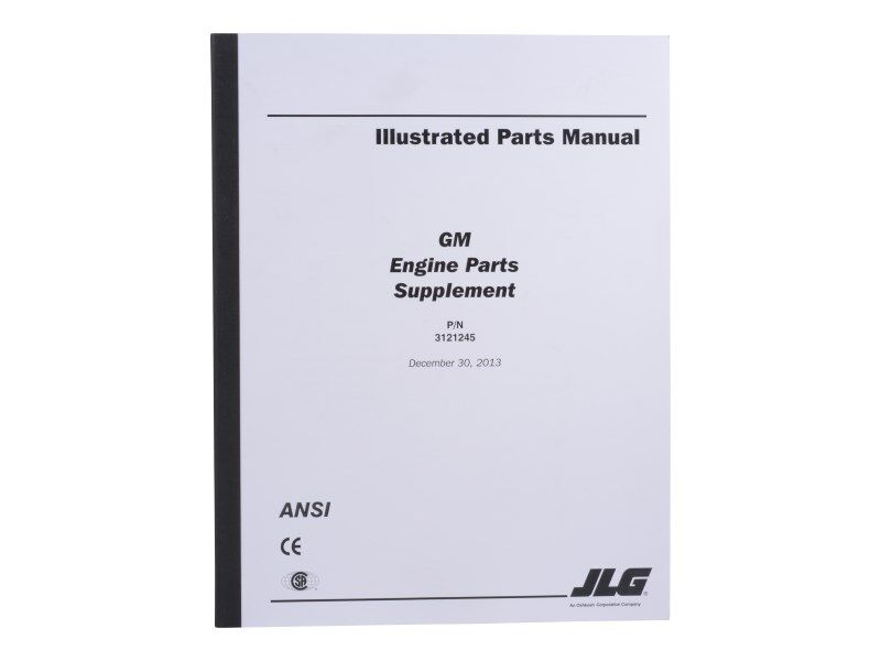 JLG Part # 3121245 -  Gm Engine Parts Supplement