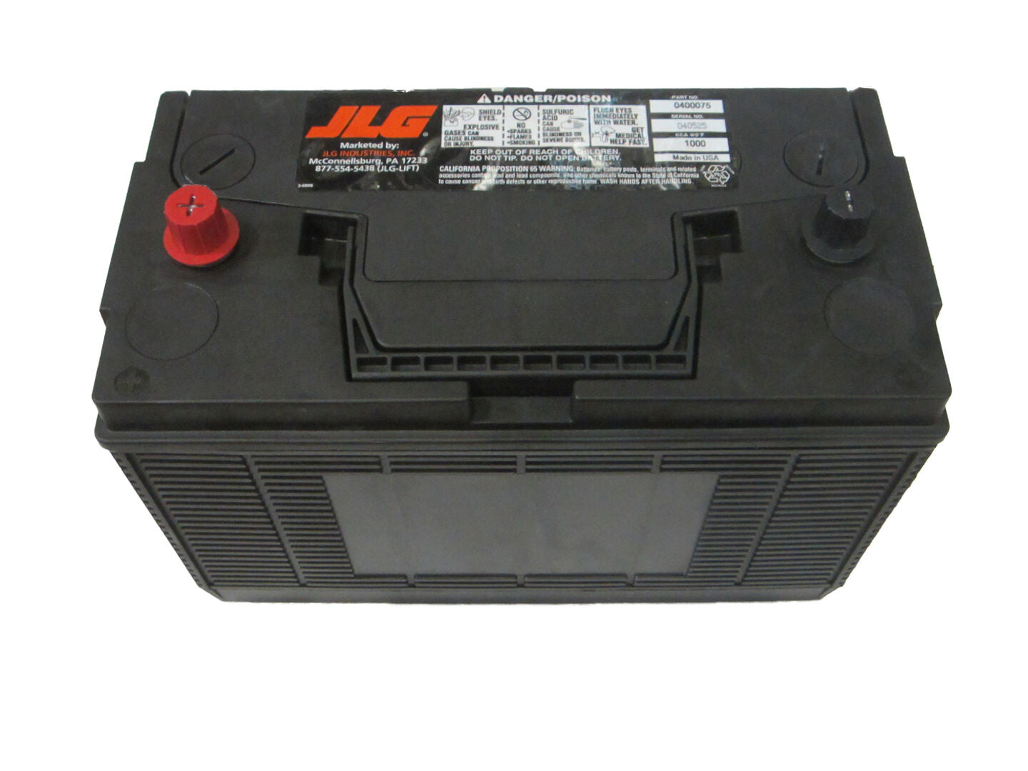 JLG Intr Grp31 12V Starter Battery 31P Mhd replacement part image