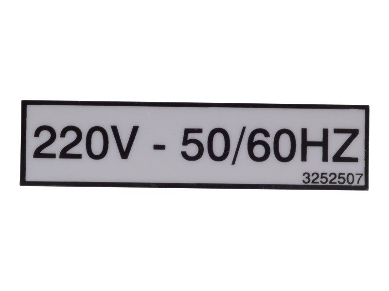 JLG Part # 3252507 – Nameplate