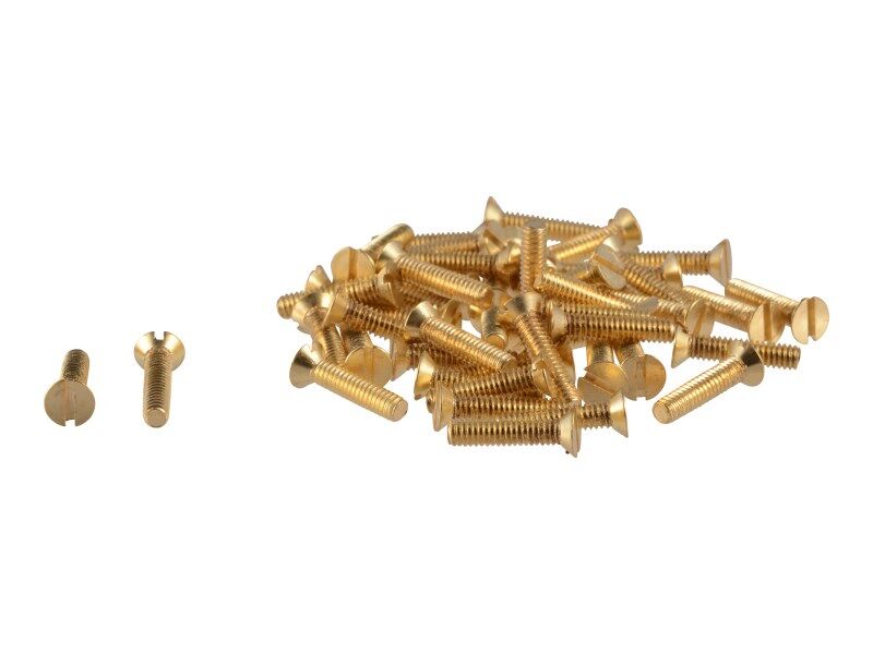 JLG Screw 8 32 X75 Brass Qty50 3900193 050 replacement part image