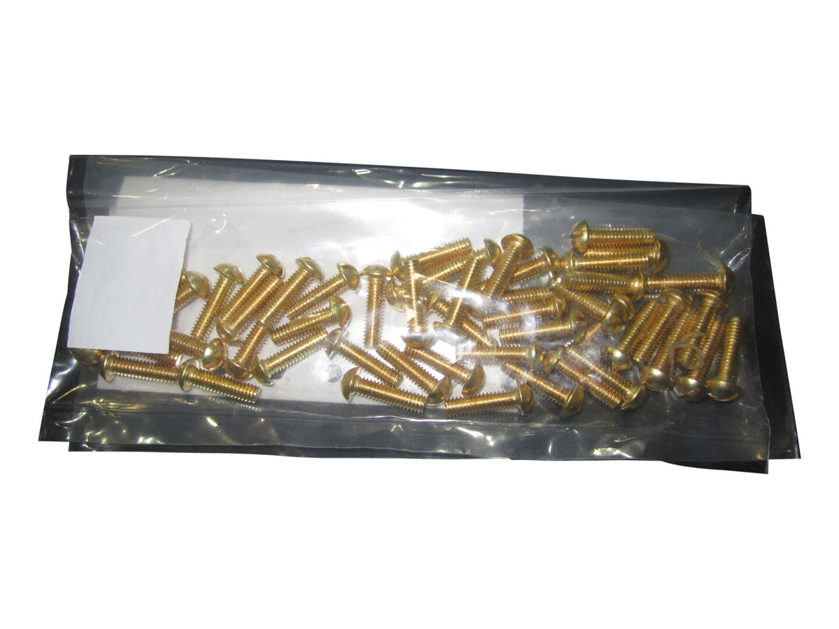 JLG Screw 8 32X62 Brass Qty50 3900194 050 replacement part image