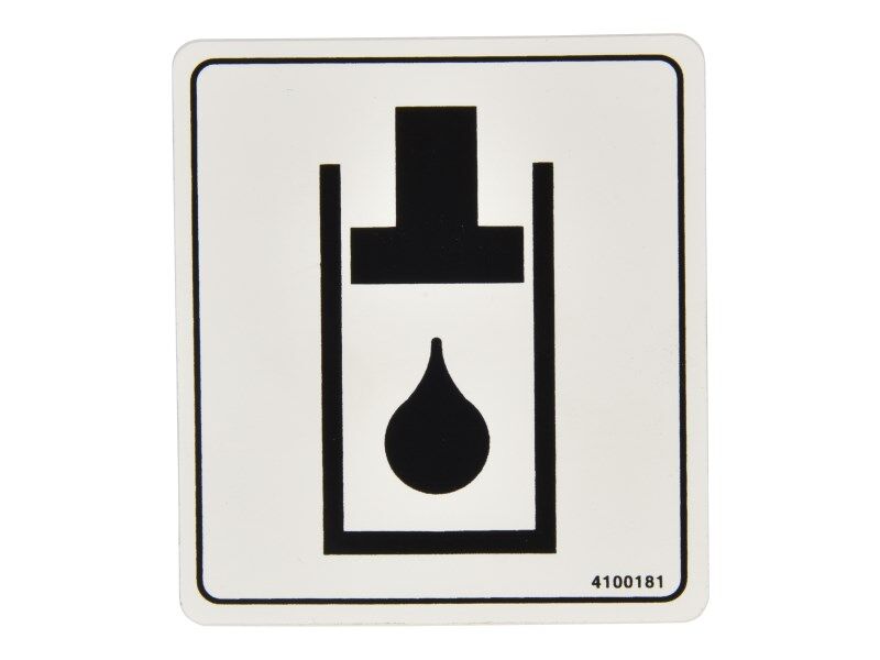JLG Part # 4100181 – Decal Hydraulic Oil