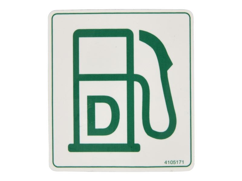 JLG Part # 4105171 – Decal Diesel Fuel