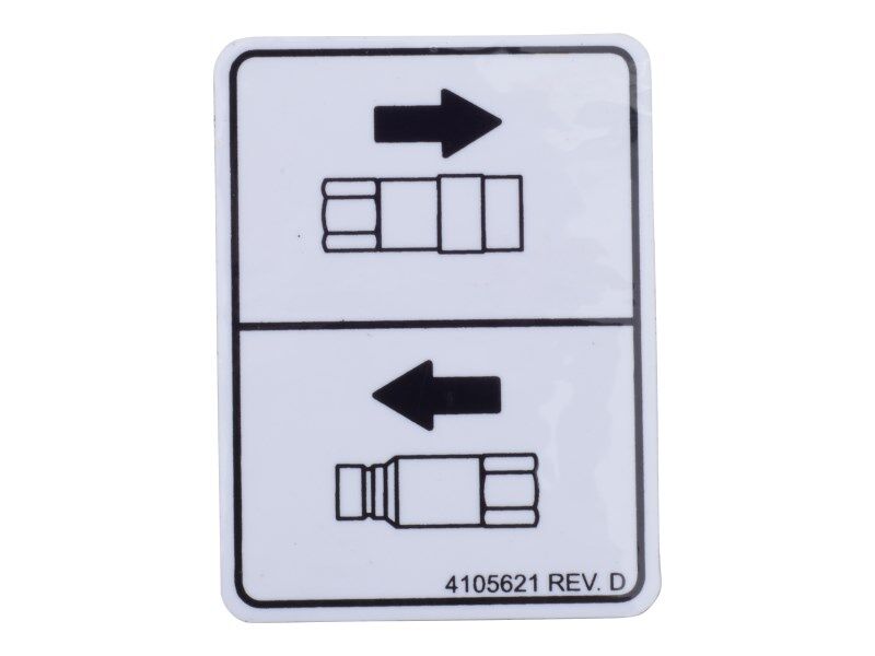 JLG Part # 4105621 – Decal For Aux Hydraulic