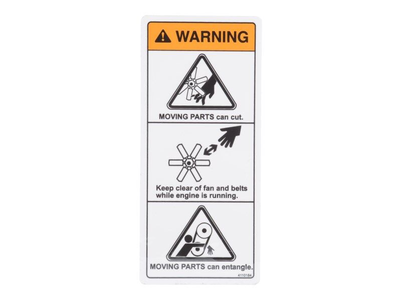 JLG Part # 4110184 – Decal Moving Parts/entanglemen