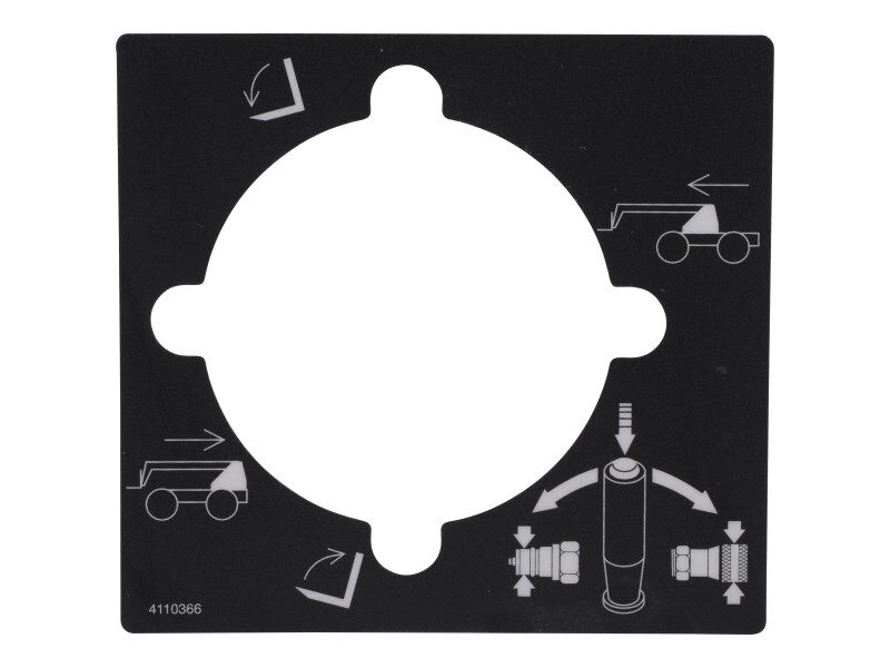 JLG Part # 4110366 -  Decal Front Joystick Overlay 6