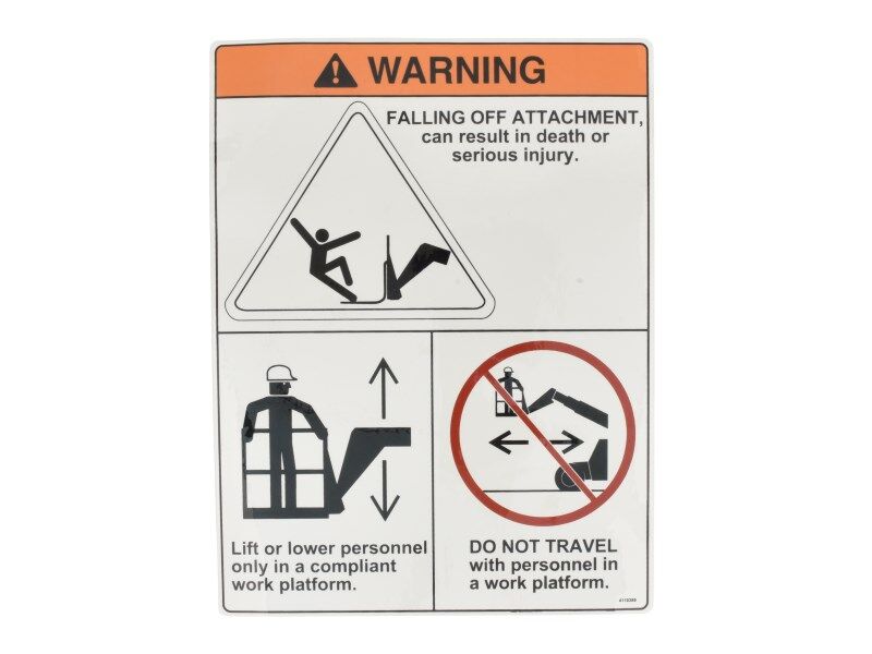 JLG Part # 4110389 – Decal Carrying Personnel