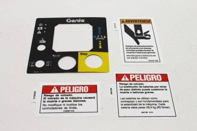 Genie 46328SPGT DECAL KIT-SFTY/INST,2032,2646*