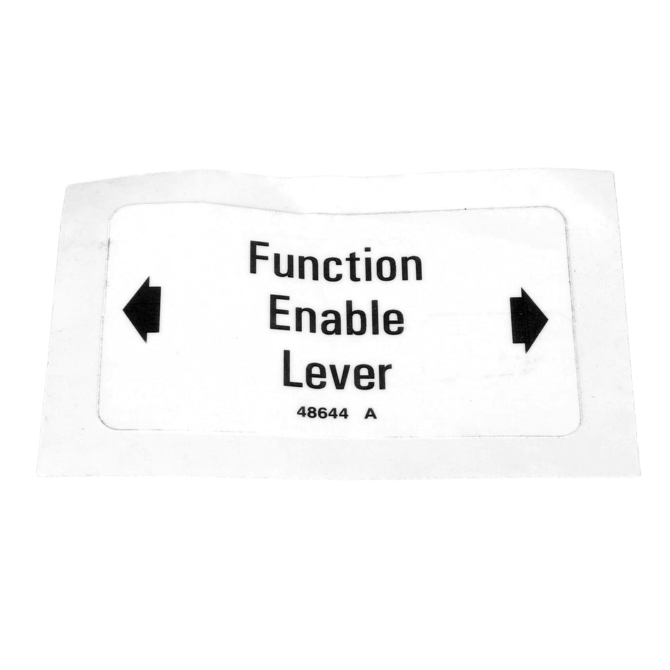 Genie 48644GT DECAL,LABEL,FUNCTN ENABL LEVER