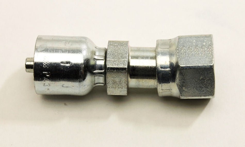 Genie 48859GT HOSE END,FEM SW,LONG,ORFS,-8-4