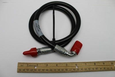 Genie 49117-3591GT HOSE ASSY,1/4,90 FEM,STR FEM