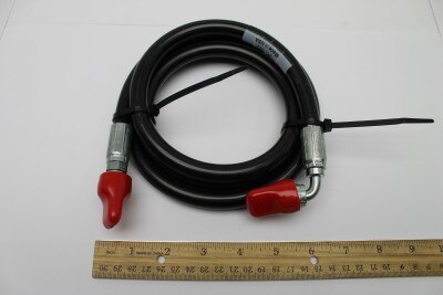 Genie 49117-6091GT HOSE ASSY,1/4,90 FEM,STR FEM**