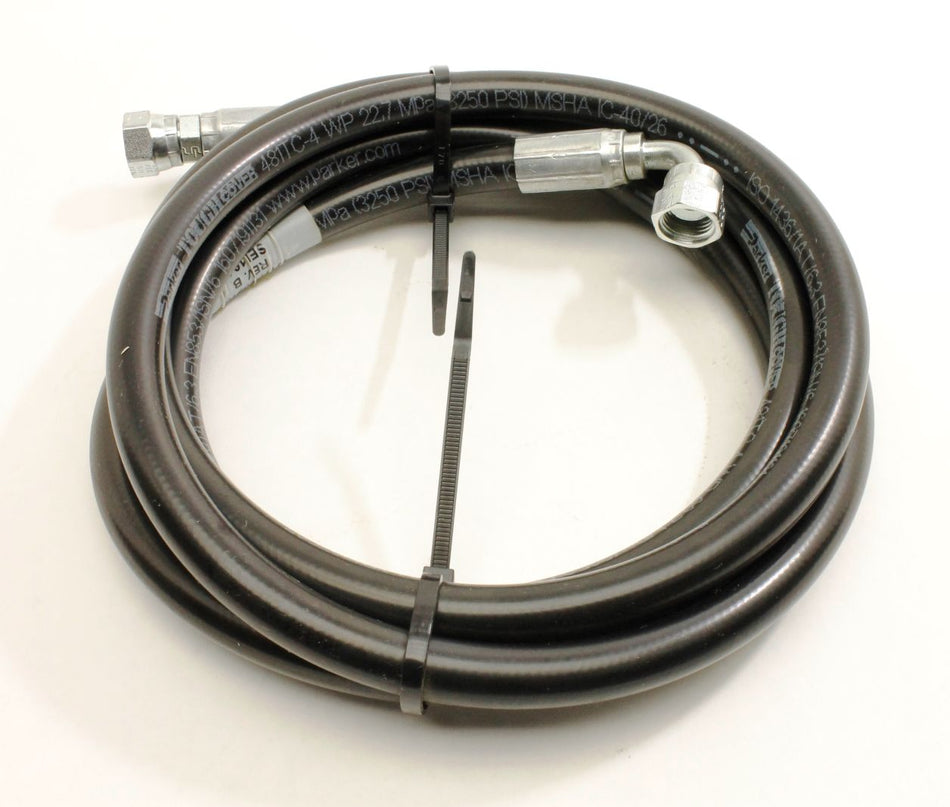 Genie 49117-9091GT HOSE ASSY, 1/4, 90 FEM, STR FEM