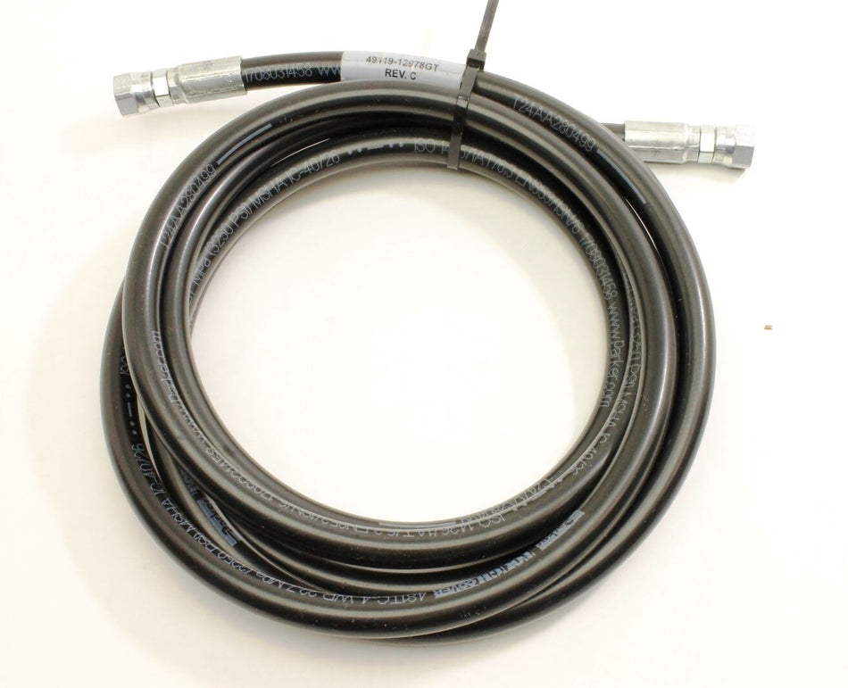 Genie 49119-12978GT HOSE ASSY,1/4,STR FEM,STR FEM