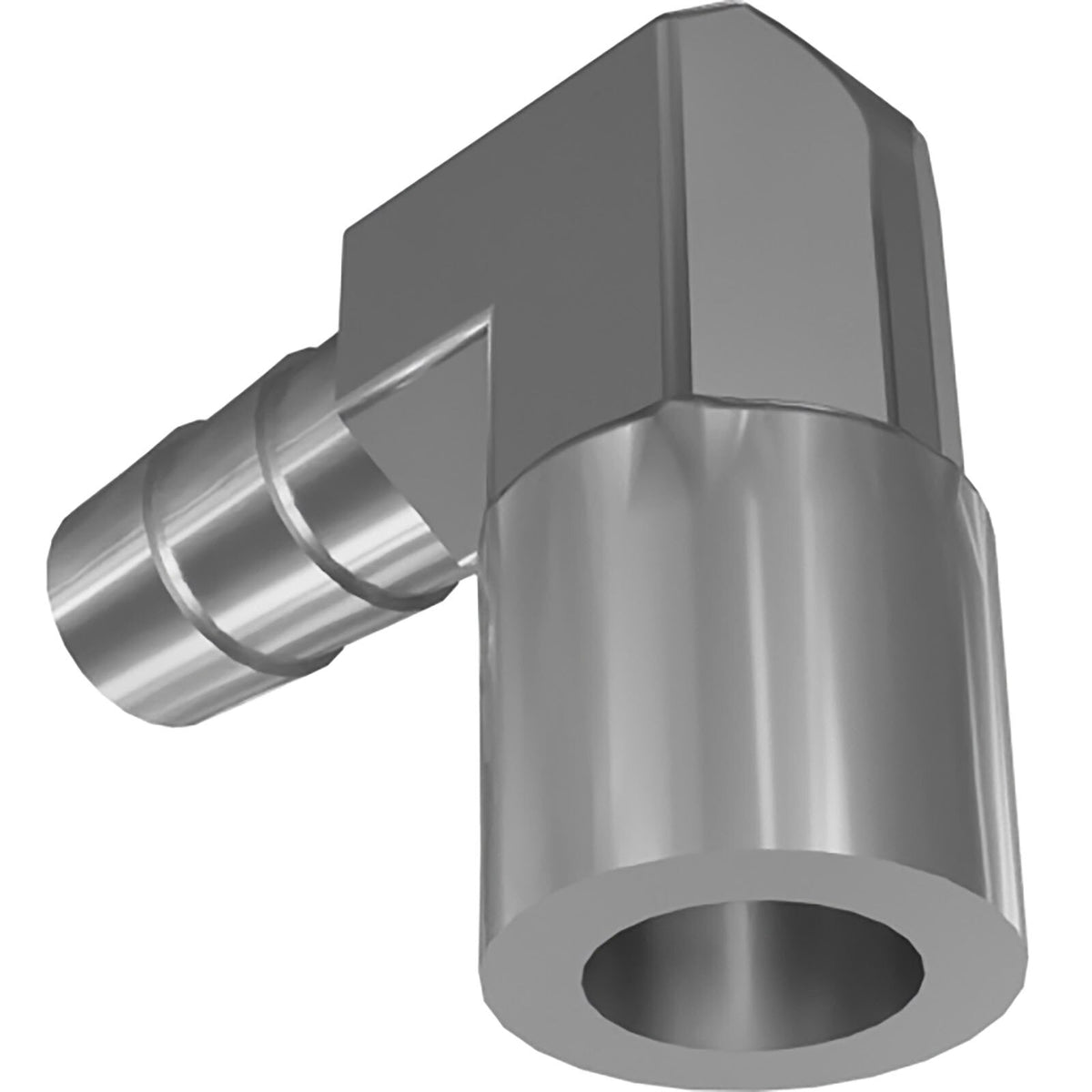 Genie 54206GT HOSE END,BARB,1/4 MNPTX3/16,90