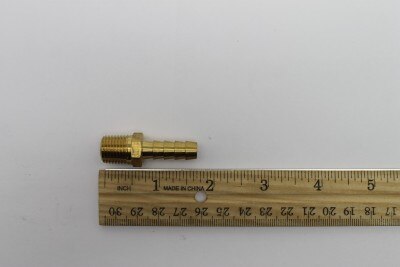 Genie 54437GT HOSE END,BARB,1/4 MNPTX5/16,ST