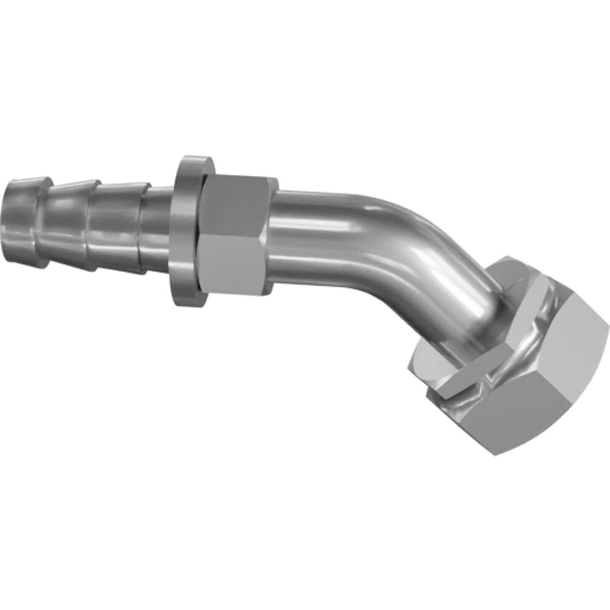 Genie 56353GT HOSE END, BARB, FSW, ORFS, 45D, 12-
