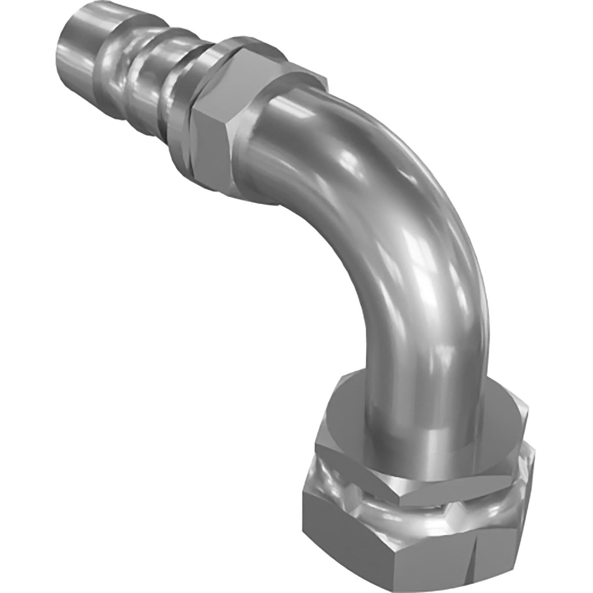 Genie 56354GT HOSE END,BARB,FSW,ORFS,90,12