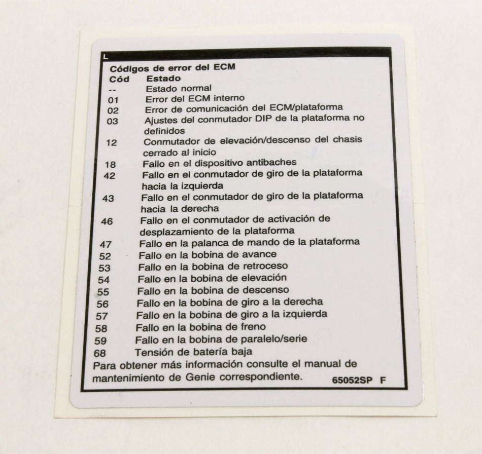 OEM Genie 65052SPGT product image 1