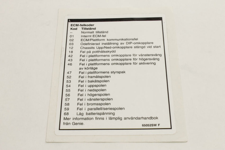 OEM Genie 65052SWGT product image 1