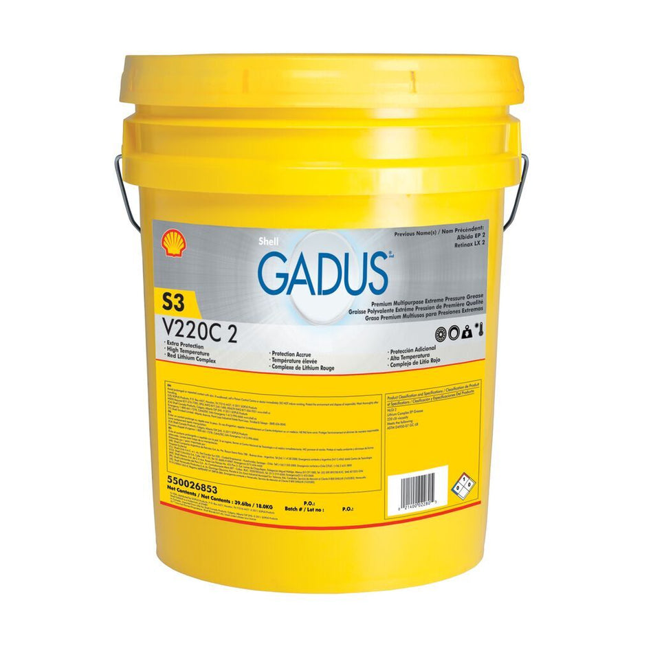JLG Part # 70013302 -  Shell Gadus S3 V220c 2, Pail