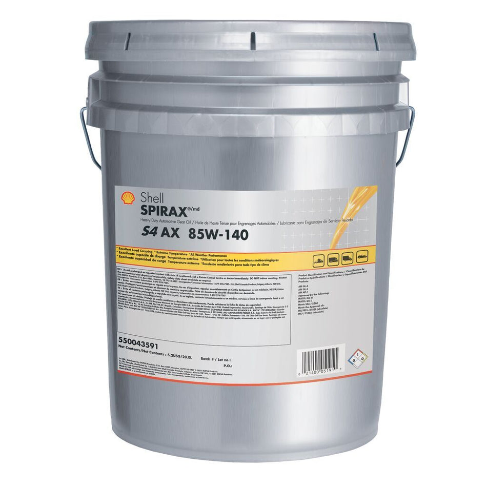 JLG Part # 70013354 -  Spirax S4 Ax 85w-140