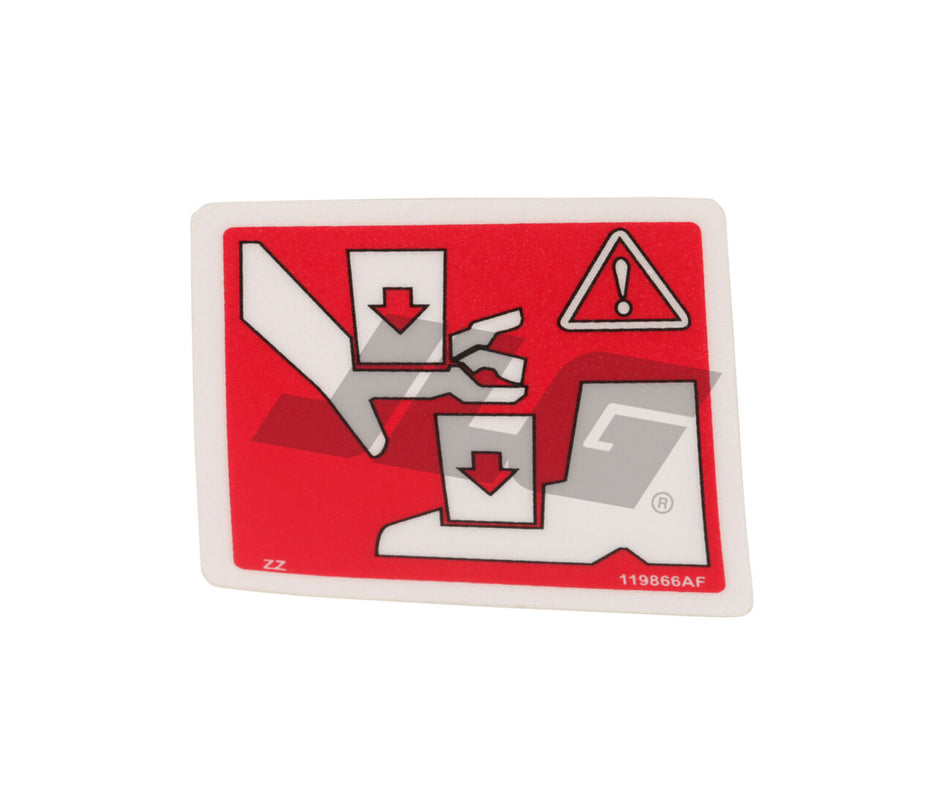 JLG Part # 70040637 – Decal, Danger Pinch