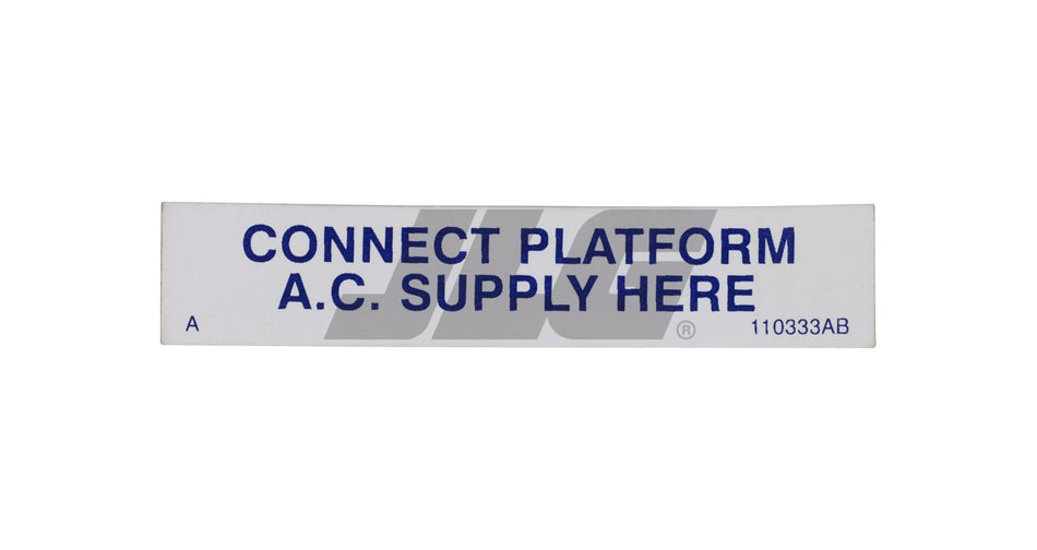 JLG Part # 70040655 – Decal