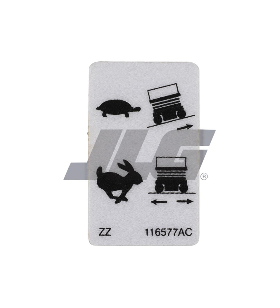 JLG Part # 70040656 – Decal, Torque Hi/low