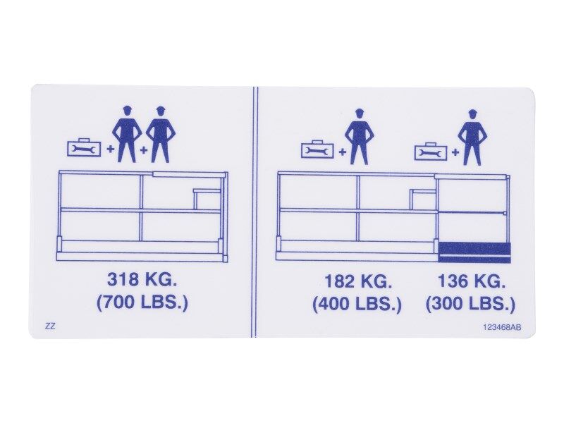 JLG Part # 70040660 – Decal