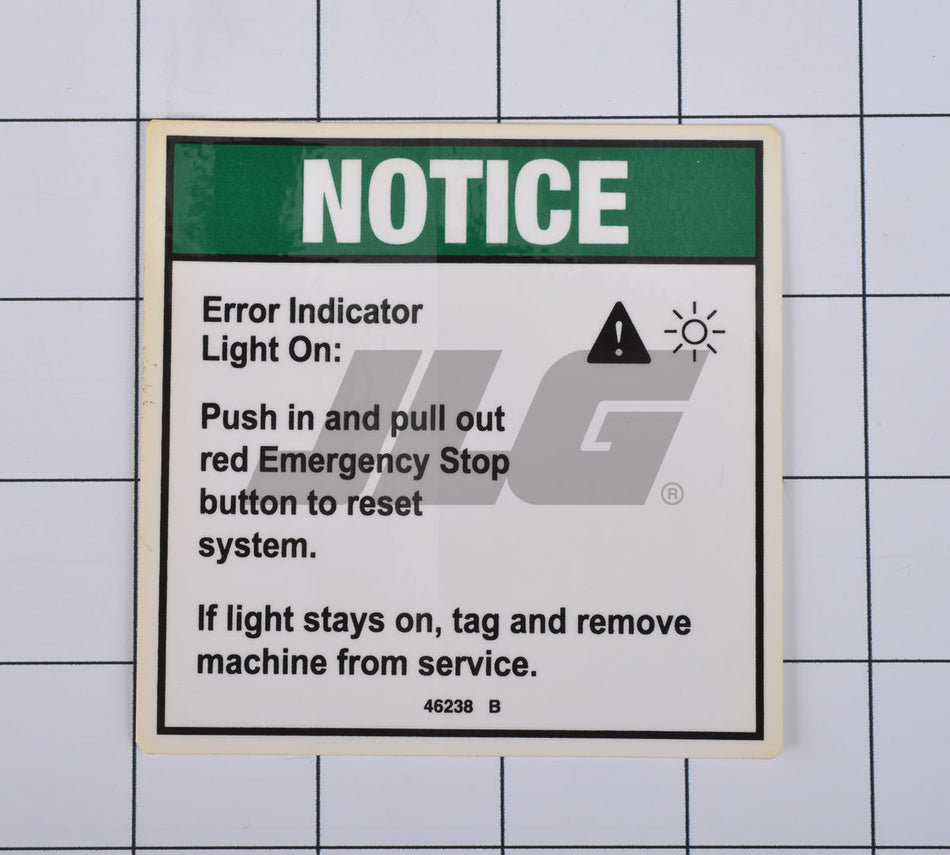 JLG Part # 70040807 – Error Light