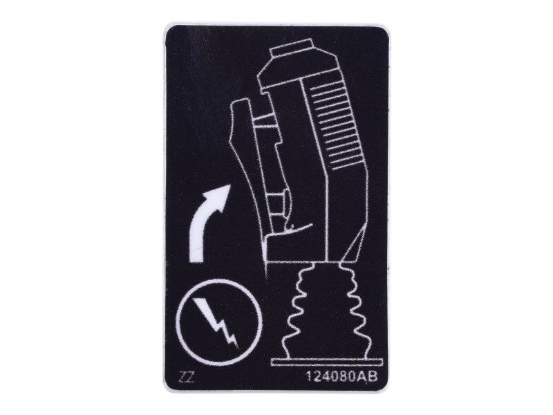 JLG Part # 70040886 – Control Box Label