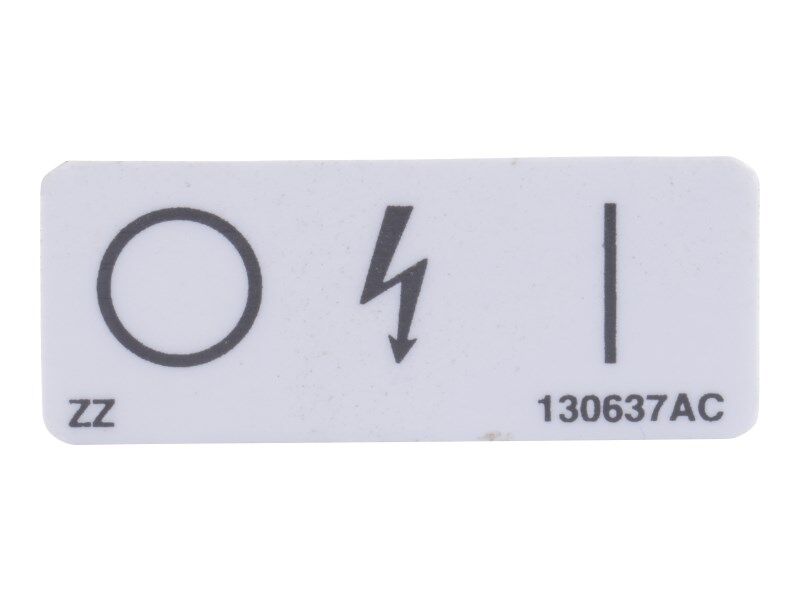 JLG Part # 70040891 – On/Off Power Label