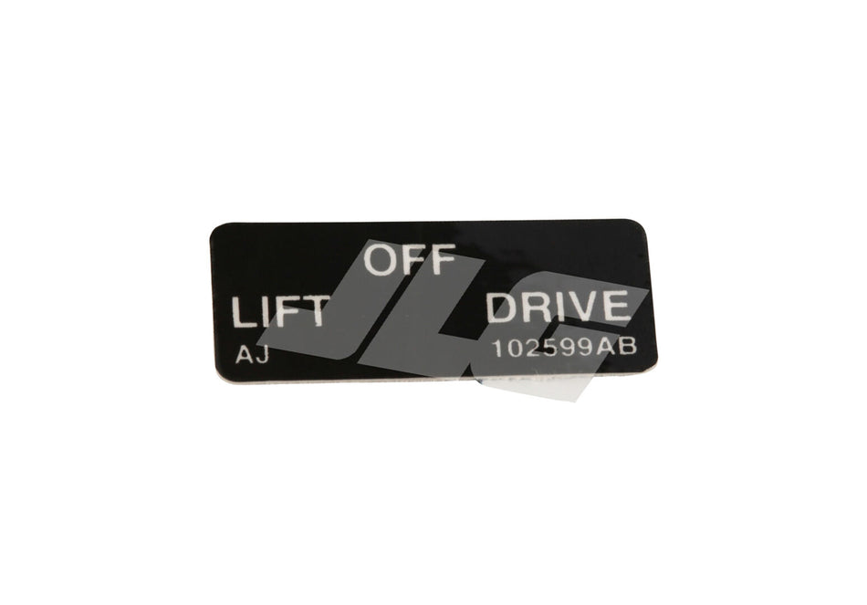 JLG Part # 70040895 – Drive Label