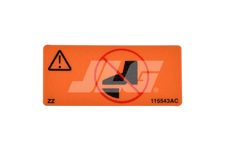 JLG Part # 70040913 – Decal, No Step